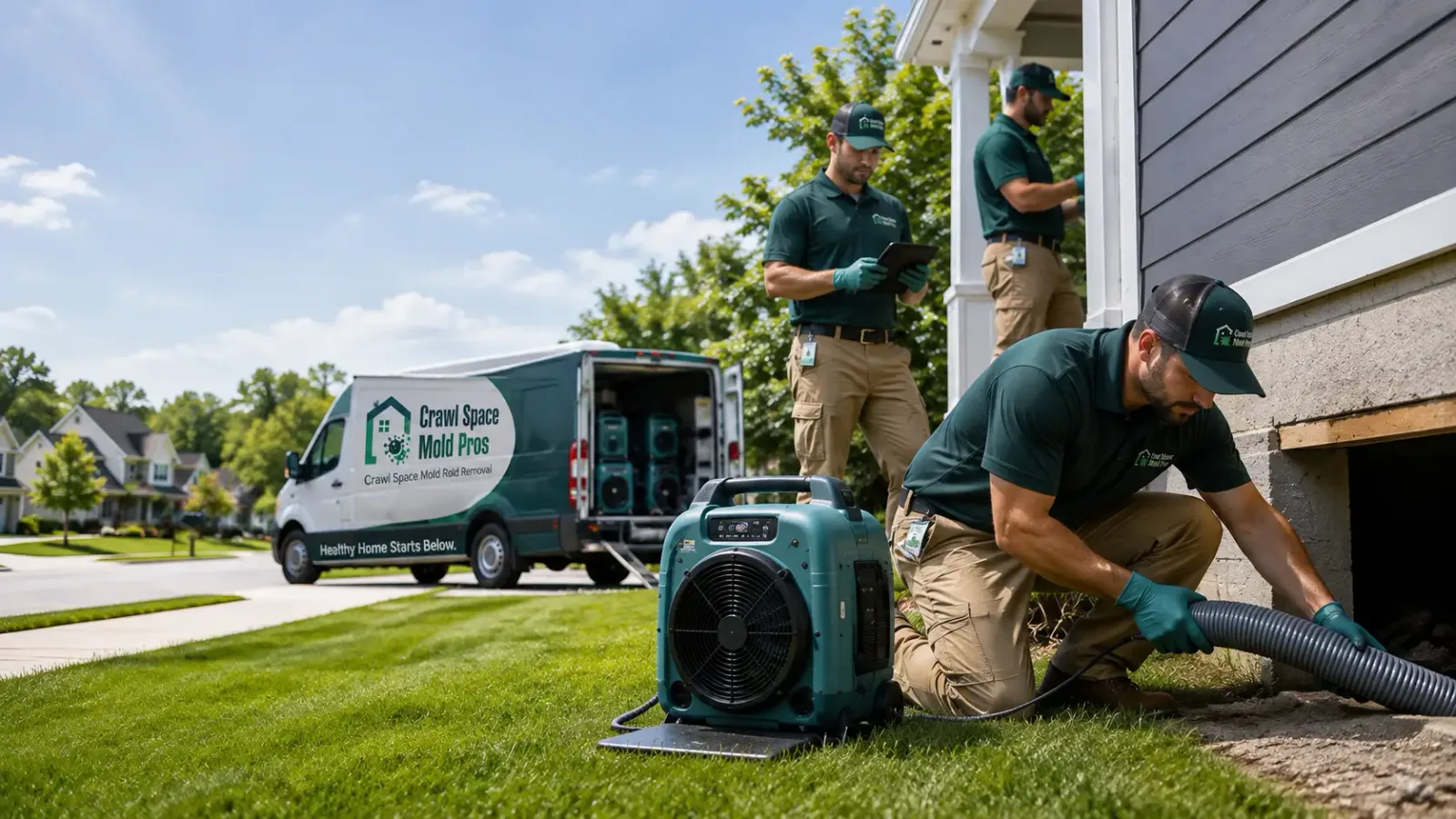 Crawl Space Mold Removal in Narberth, PA